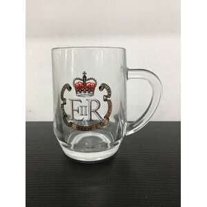 VINTAGE Commemorative Beer Glass - Queen Elizabeth II Silver Jubilee  1952-1977