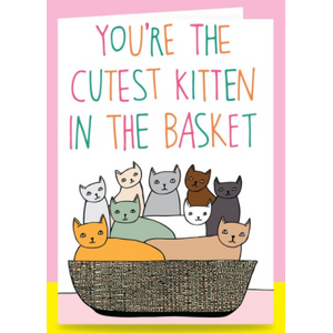 Cutest Kitten | Greetings Card | Able And Game