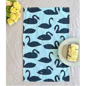 Black Swan Cotton Kitchen Tea Towel