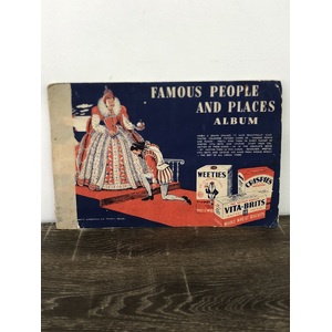 VINTAGE Weeties Cereal Card Album - Almost Complete - Famous People & Places