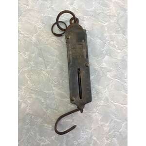 VINTAGE Excelsior Improved Spring Balance Scales - Sargent & Co USA - Brass & Steel 