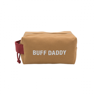 BUFF DADDY Toiletry Bag - Canvas - Say What? Dopp Bag - Manly