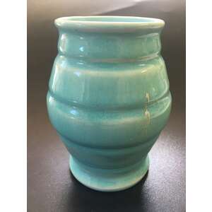 VINTAGE Casey Ware Vase - Blue Barrel - 115 - Small