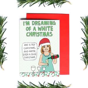Dreaming Of A White Christmas - Greetings Card - Able And Game