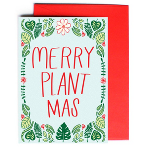 Merry Plantmas Christmas | Greetings Card | Able And Game
