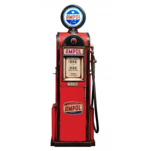 Ampol Petrol Pump - Display - Metal Tin