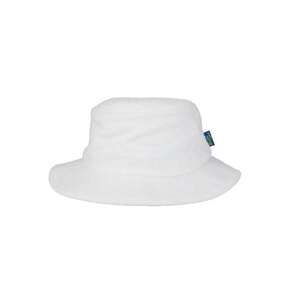 Terry Towelling Bucket Hat | White | Size L | Wide Brim | Unisex Beach Style | Australian Design