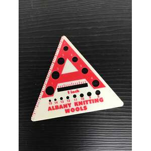 VINTAGE Advertising Knitting Guage - Albany Knitting Wools Western Australia