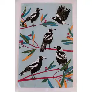Magpie Cotton Kitchen Tea Towel