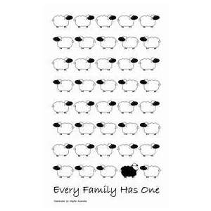 Black Sheep of the Family Cotton Kitchen Tea Towel