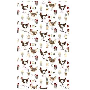 Chickens Cotton Kitchen Tea Towel