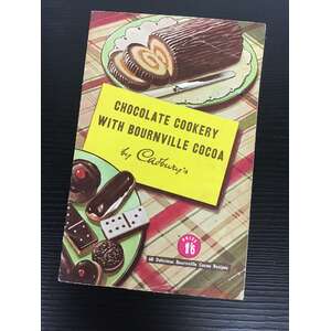 Chocolate Cookery With Bourneville Cocoa - Vintage Cook Book