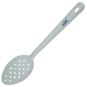 Falcon Enamel Perforated Drain Spoon - White