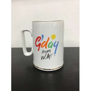 RETRO Mug - G'Day from WA - 1980's Tourism Campaign Western Australia