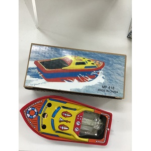 Tin Pop Pop Boat - Candle Powered - Vintage Style 