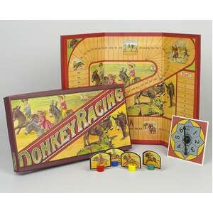 Donkey Racing Board Game | Vintage Style Family Game