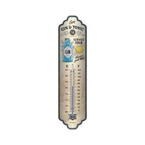 Wall Thermometer - Gin & Tonic - Metal - Served Cold 