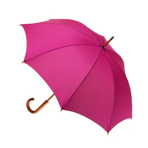 Umbrella - Clifton Australia - Wood Handle - Fuschia