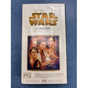Star Wars A New Hope VHS - PG 1997