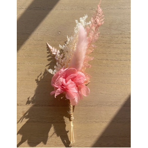 Dried Flower Posy - Bright Pink - Handmade