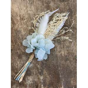 Dried Flower Posy - Baby Blue - Handmade