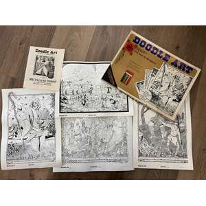 1974 Doodle Art Kit - Scenes from the Scripture - Incomplete