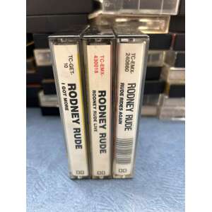 VINTAGE Rodney Rude Cassette Tapes - Lot of 3