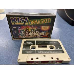 VINTAGE Kiss 1980 Cassette Tape - Unmasked