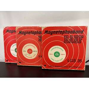 REEL TO REEL Long Play Tapes x 3 - Magnetophonband BASF LGS 35 - UNTESTED