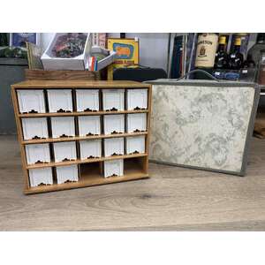 Vintage Photo Slide Storage Carry Case - Braun Germany - Holds 648 Slides