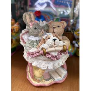 RETRO FIGI Snuggle Buddies Trinket Box - "Buggy Ride Box" - 1996