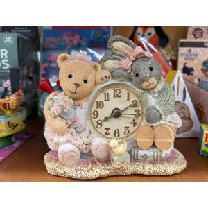 RETRO FIGI Snuggle Buddies Clock - Snuggle Time - 1996