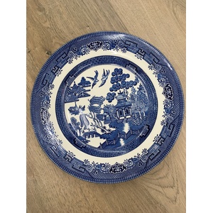 Churchill Blue Willow Plate - 24 cm