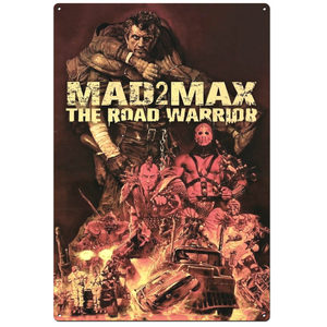 Mad Max 2 -  Retro Tin Sign - 20 x 30 cm Portrait