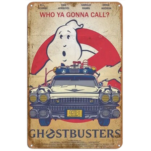 Ghostbusters -  Retro Tin Sign - 20 x 30 cm Portrait