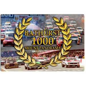 Bathurst 1000 Mount Panorama -  Retro Tin Sign - 20 x 30 cm Landscape