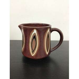 RETRO Brown Ceramic Creamer Jug - Made in Japan 