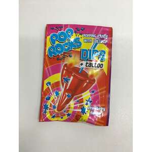 Pop Rocks w Lollipop & Tattoo - Strawberry - 18g