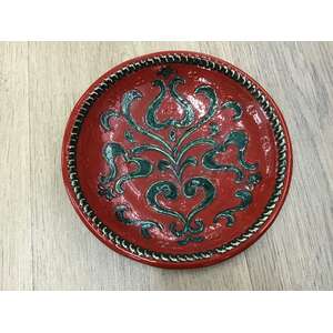 VINTAGE Gmundner Austria Wall Plate - 3065 - Red - 20 cm Diameter