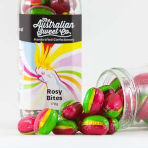 Rock Candy - The Australian Sweet Co - 170g  - Rosy Bites