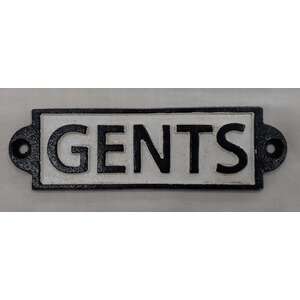 Gents Sign - Cast Iron