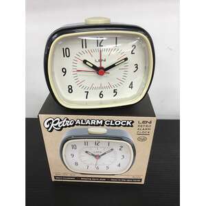 Alarm Clock - Leni - Bedside Desk Clock - Black