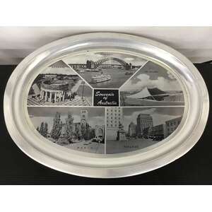 VINTAGE Souvenir Drinks Tray - Australia 