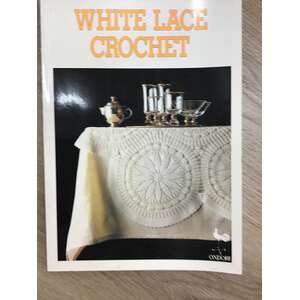 Ondori White Lace Crochet 1990 | Vintage Japanese Crochet Book