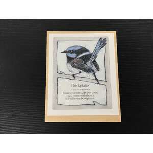 Fairy Wren Book Plates | Set of 5 Self-Adhesive | Bridget Farmer