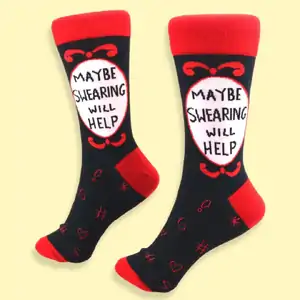 'Maybe Swearing Will Help' Socks | EU 41-45 | Jubly-Umph Originals