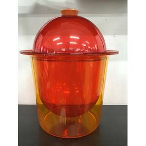 Décor Australia Yellow and Orange Ice Bucket | Brian Davis Design | Vintage 1970s