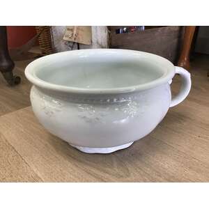 VINTAGE Alfred Meakin England Ceramic Chamber Pot | White 