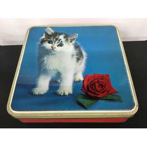 VINTAGE Cadbury's Fancy Biscuit Tin | Kitten & Rose 