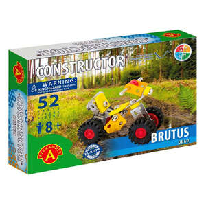Constructor Brutus Quad Motorbike | Build It Yourself STEM Toy | 52 Piece Metal